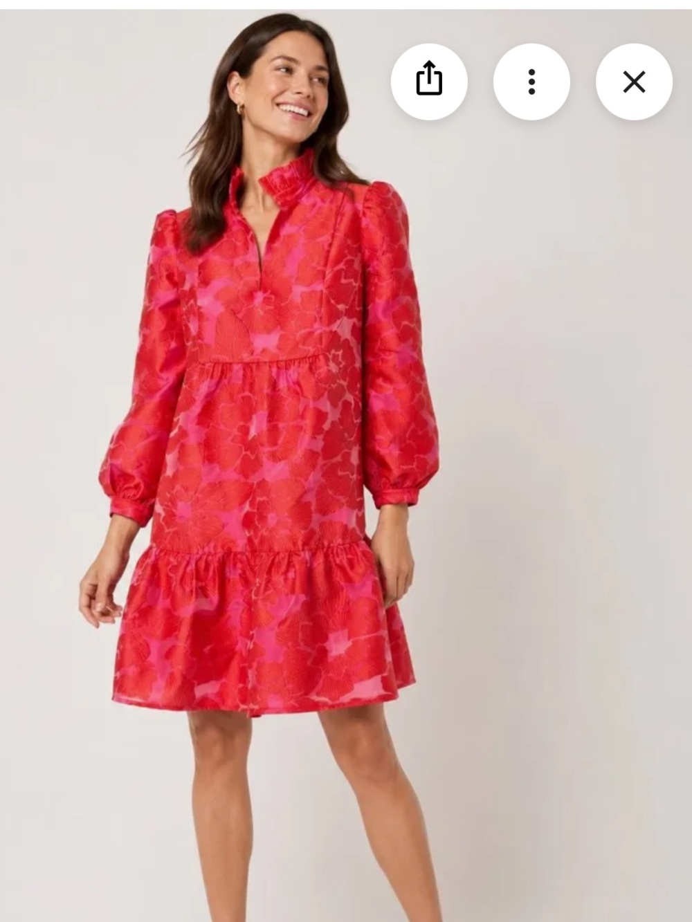 Tuckernuck Palmerston Pink and Red Dress